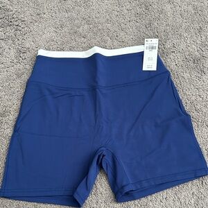 Abercrombie & Fitch Blue Bike Shorts